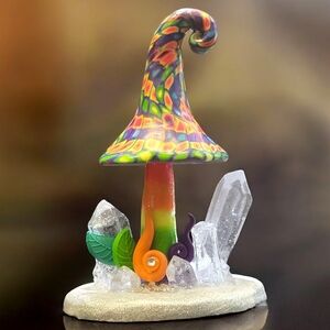 Hand Sculpted Mushroom